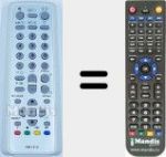 Télécommande pour remplacer MV-RM191A 